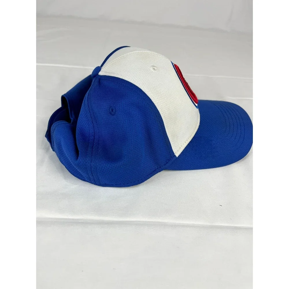 Team MLB Atlanta Braves Hat Cap Adjustable Blue White‎ Fitted Look
